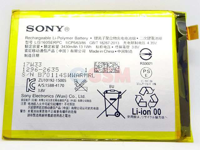 Acumulator Sony LIS1605ERPC E6853 Xperia Z5 Premium, E6833, E6883