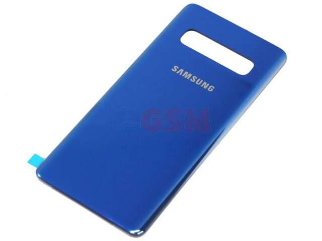 Capac baterie Samsung SM-G975F Galaxy S10+ albastru DIN STICLA