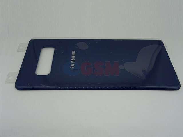 Capac baterie Samsung SM-N950F Galaxy Note 8 albastru DIN STICLA