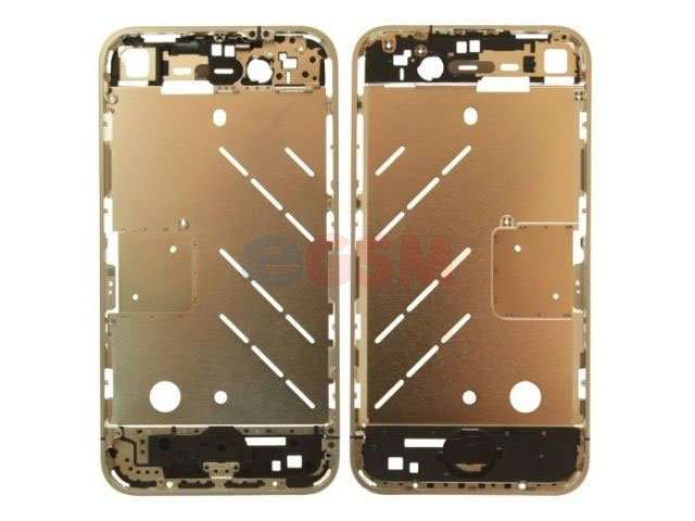 Carcasa mijloc Apple iPhone 4 argintie