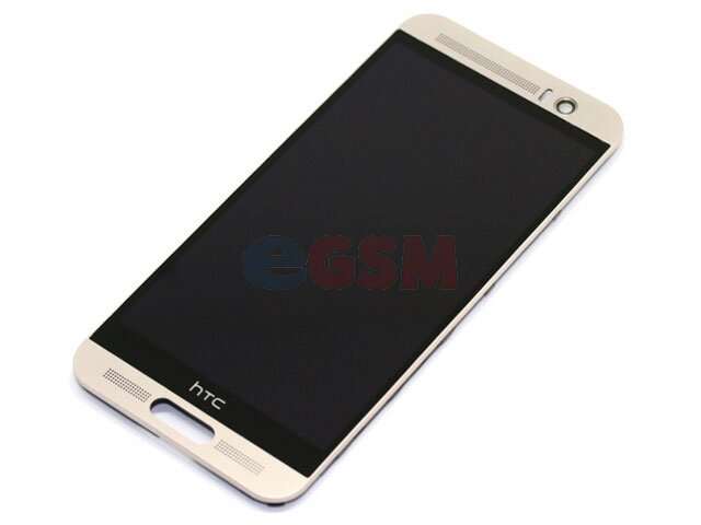 Display cu touchscreen si rama HTC One M9 Plus argintiu