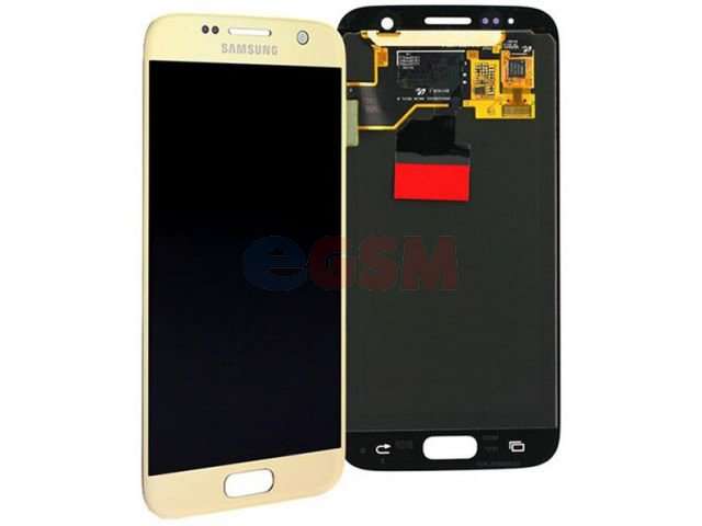 Display cu touchscreen Samsung SM-G930F Galaxy S7 auriu original