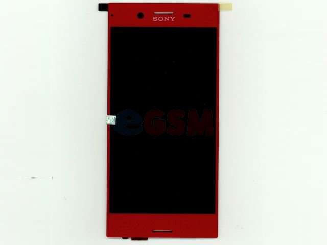 Display cu touchscreen Sony Xperia XZ Premium, G8141, G8142 rosu