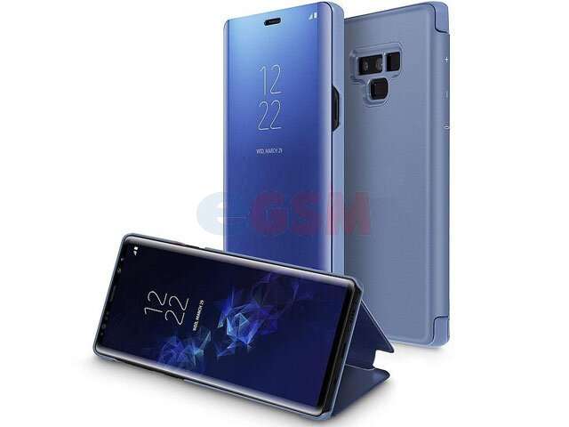 Toc clear view mirror albastru Samsung SM-A750F Galaxy A7 2018